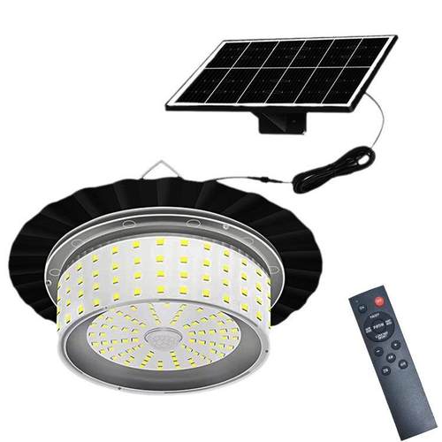 太阳能244LED环形吊灯庭院花园别墅路灯360度户外太阳能照明灯