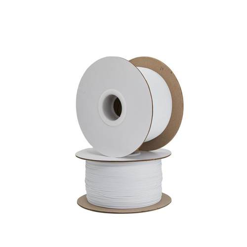 批100扎0米纸轴透明包胶扎线电镀包塑扎丝锌色扁形铁白丝包胶丝