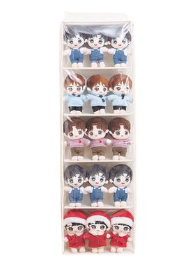 级密娃封防尘门后棉娃收纳挂花袋玩ANLP-QFB偶墙上明星毛绒公仔升