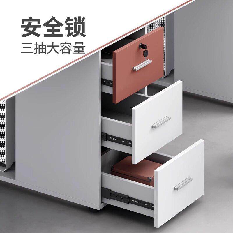 公桌员工位4四6人职员桌椅组合带插座简约现公室家具电脑桌