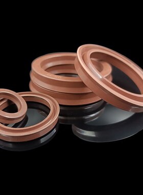 U/Y型密封圈耐高温氟胶油缸油封UN/USH 44/45*54/52/53*6/7/8/10