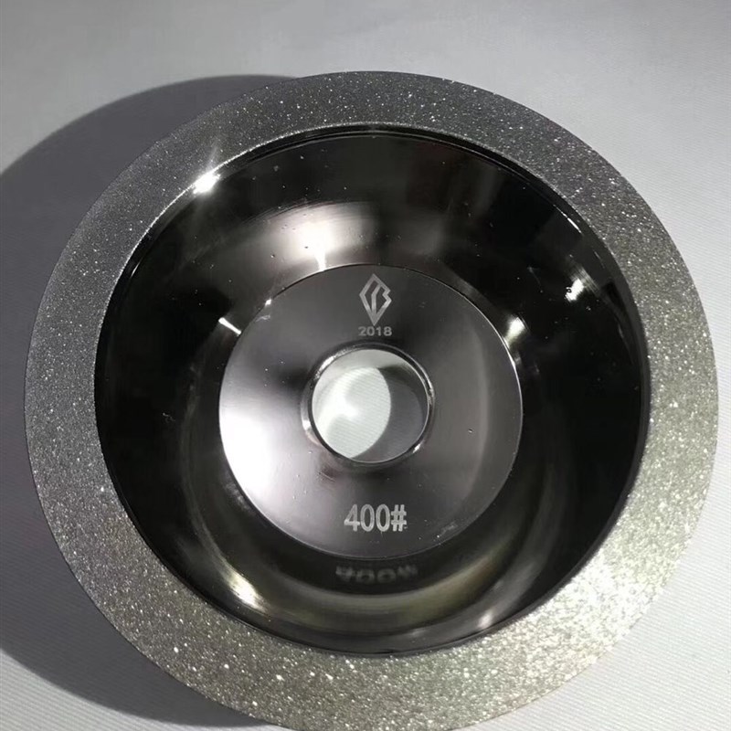 32孔碗形金g刚石砂轮电镀钻石砂轮合金砂轮片磨钨钢铣刀磨刀机砂