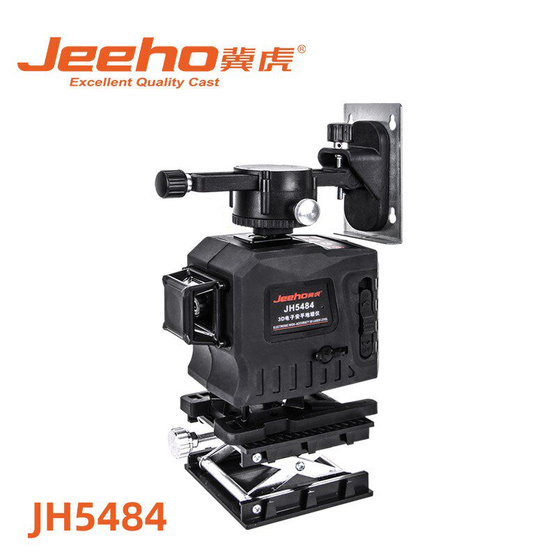 冀虎JH5484 电子安平地墙仪3D高精度强光细线红外线激光贴地仪贴
