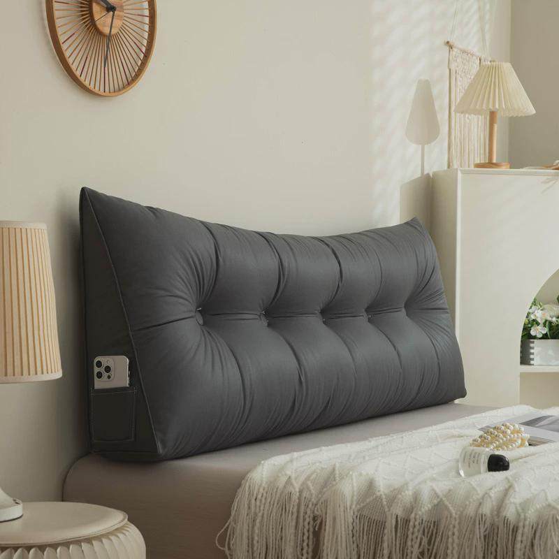 轻奢科技布皮质三角床头大靠背单人双人靠垫卧室客厅软包榻榻米垫,个性定制/设计服务/DIY,明信片定制,淘宝优惠券,粉丝福利购,淘宝优惠卷