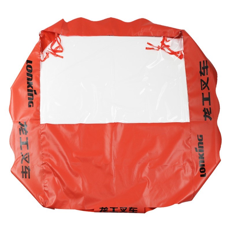 。叉车雨棚 挡风 防雨 透明布雨布顶棚布合力杭叉龙工合励遮雨布