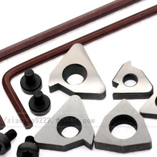 数控刀杆螺丝配件三角形螺纹桃型刀垫外螺纹侧螺丝扳手机夹刀配件