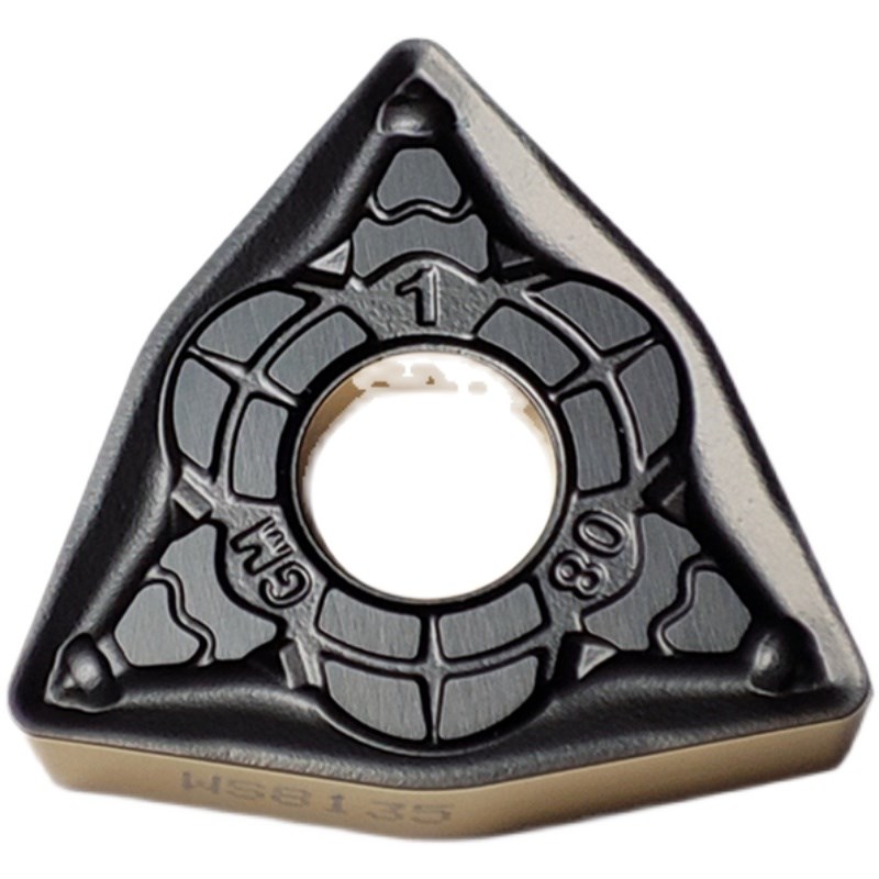 株洲哈德斯通数控刀片桃形双色涂层WNMG080408 GM WS8135钢件机夹