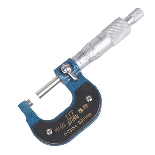 桂林微米千分尺螺旋测微仪0-25mm25-50分厘卡0.001高精度纸张薄膜