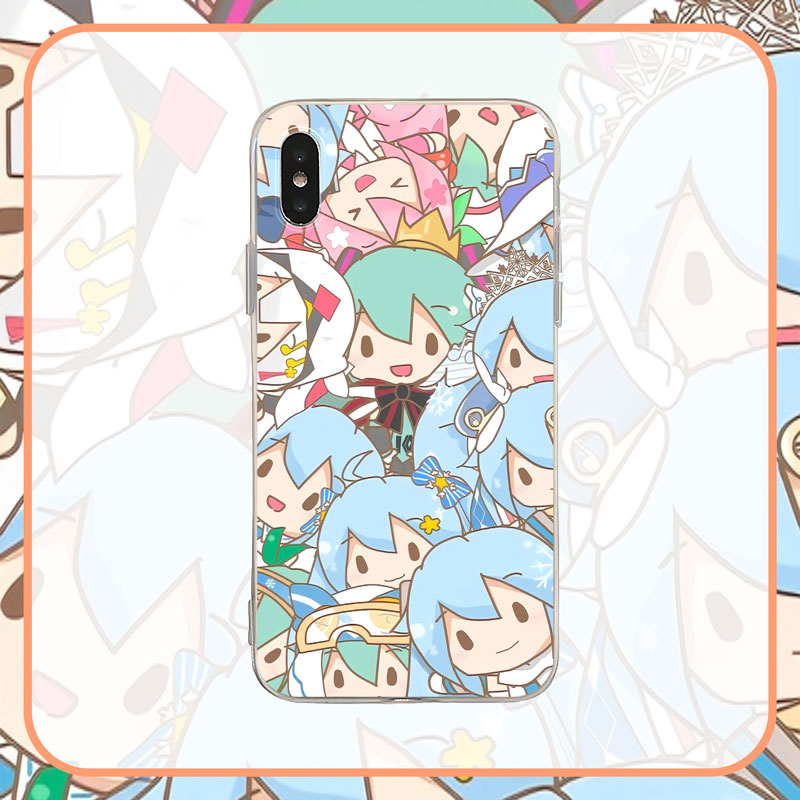 初音未来适用iPhone11苹果15Promax华为p60p40vivox90小米13红米OPPOReno9荣耀80一加7三星s22魅族手机壳nova