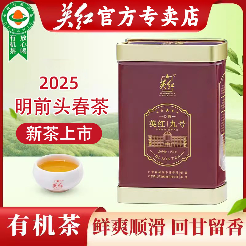 英德红茶英红九号2024明前春茶浓香型红茶叶
