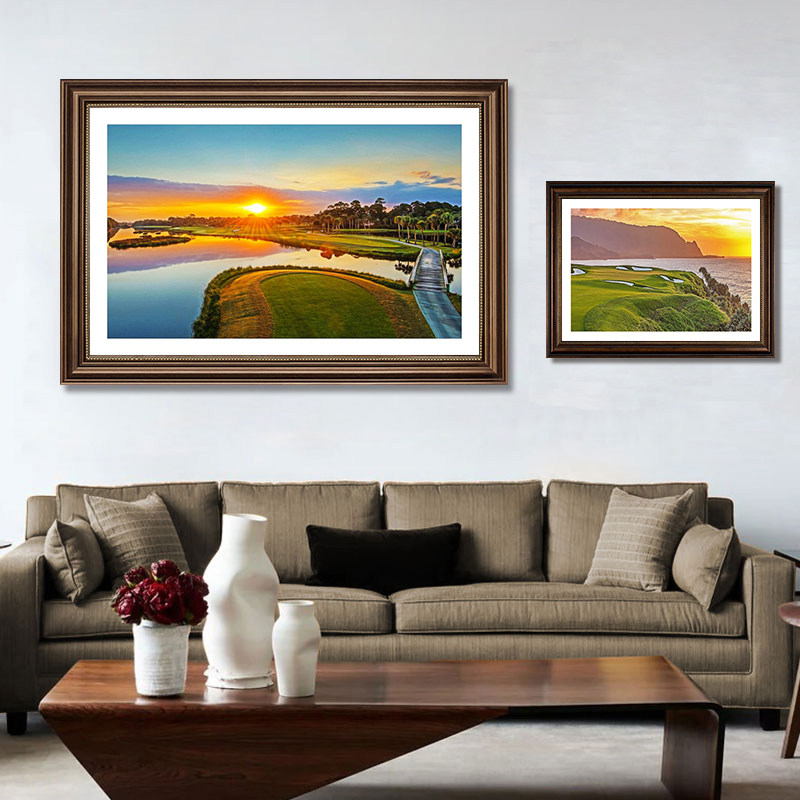 客厅轻奢高级感装饰画现代简约沙发墙面壁画餐厅自然风光艺术挂画