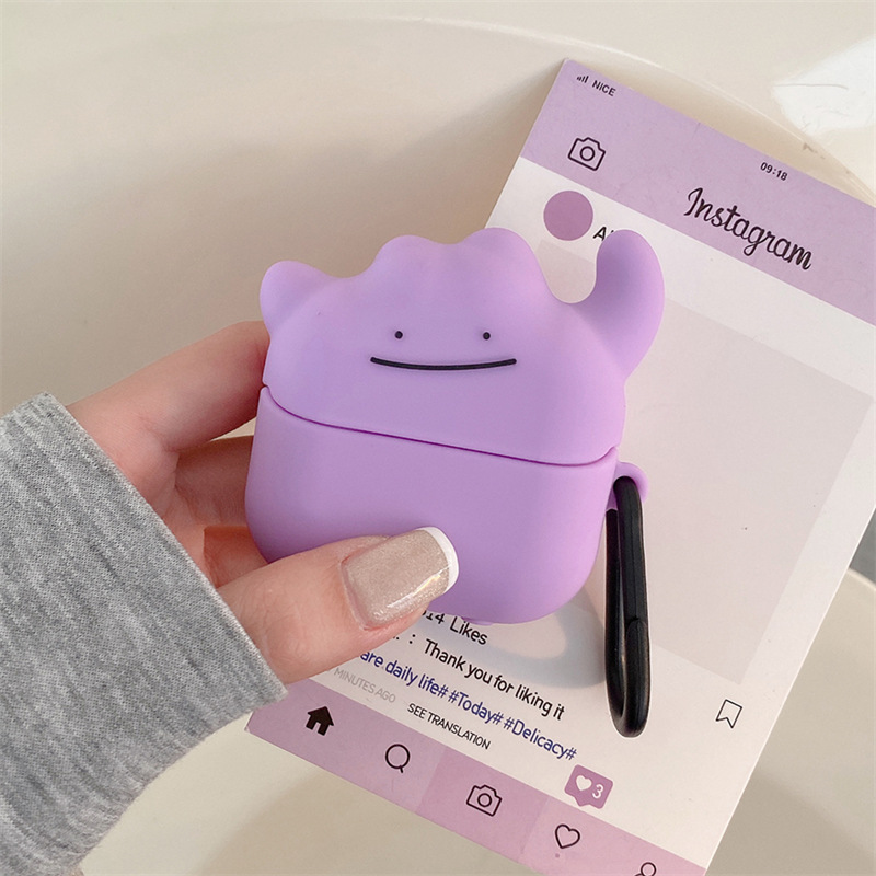 可爱百变怪Buds3pro蓝牙耳机软壳