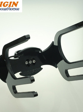 船舶游艇跪式滑水板和尾波滑水板双用铝制支架黑色OWT-WKIIB