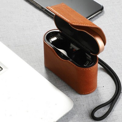 Luxury Leather Case Protective Box for Sony WF 1000XM3 Wire