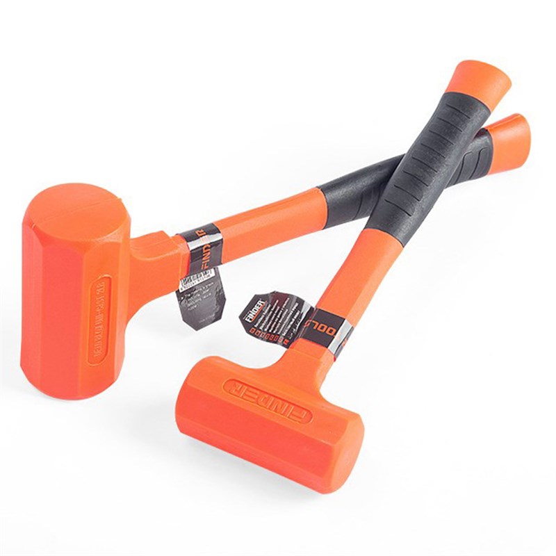 Rubber Mallet- Durable Solid Rubber Head for Flooring