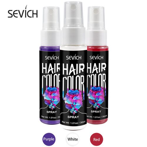 极速Sevich One-off Liquid Spray Hair Dye Washable One-time H