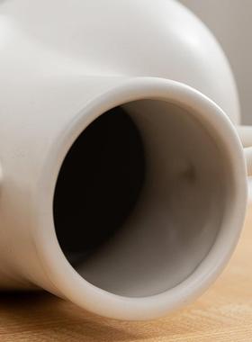 北欧ins风家居陶瓷花瓶家居装饰工艺品摆饰人体艺术干燥花花瓶