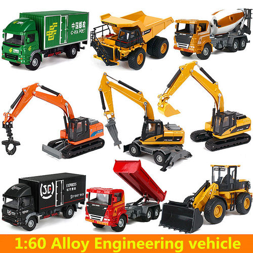 极速Alloy cars,1:60 alloy construction vehicles,Collection t