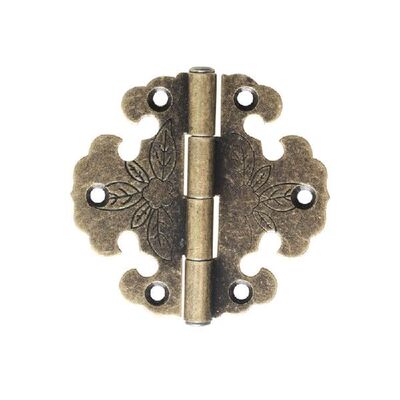 好货10Pcs Box Furniture Hardware Round Hinge Cabinet Jewelry