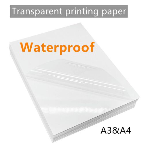 好货50 Sheets Waterproof printing paper transparent printing