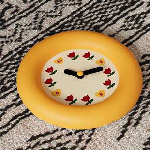 高级感钟表2026新款挂钟中古风装饰品挂钟客厅静音挂钟艺术时钟