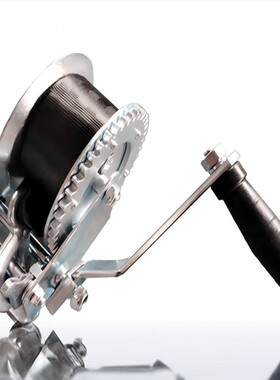 厂家供应2000LBS手摇绞车手动绞盘带10米织带游艇拖车绞盘