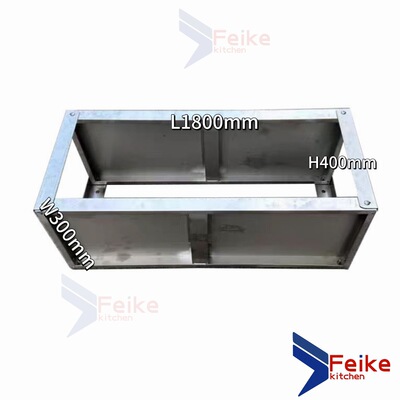 1.8m墙柜不锈钢墙架置物架 inox rack