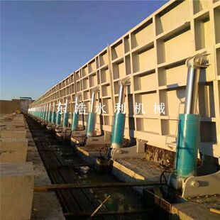 厂家供应液压驱动翻板闸门 底轴驱动景观钢坝 拦水坝 合页坝