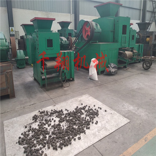 新能源项目强力对辊型煤压球机设备 高压硅锰渣碳粉成型鹅蛋机