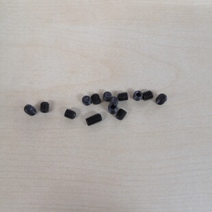 发黑止付机米 3.5系列内六角凹端紧定 螺丝钉现货 DIN916 GB80
