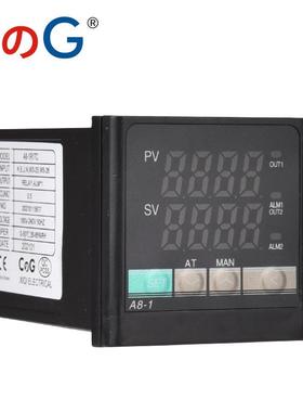 西崎温控仪A8-1R1TC智能温控仪A8系列数显温度控制器E型k型多输入