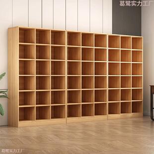 书房书柜架置物架组合格子柜客厅靠墙收纳柜储物柜子整墙书