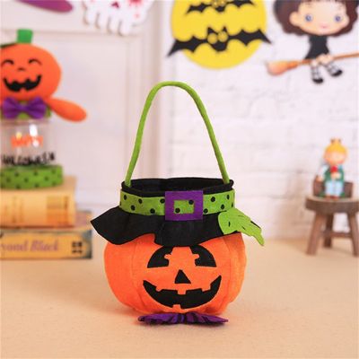 推荐Halloween Candy Bags Cartoon Pumpkin Witch Ghost Handhel