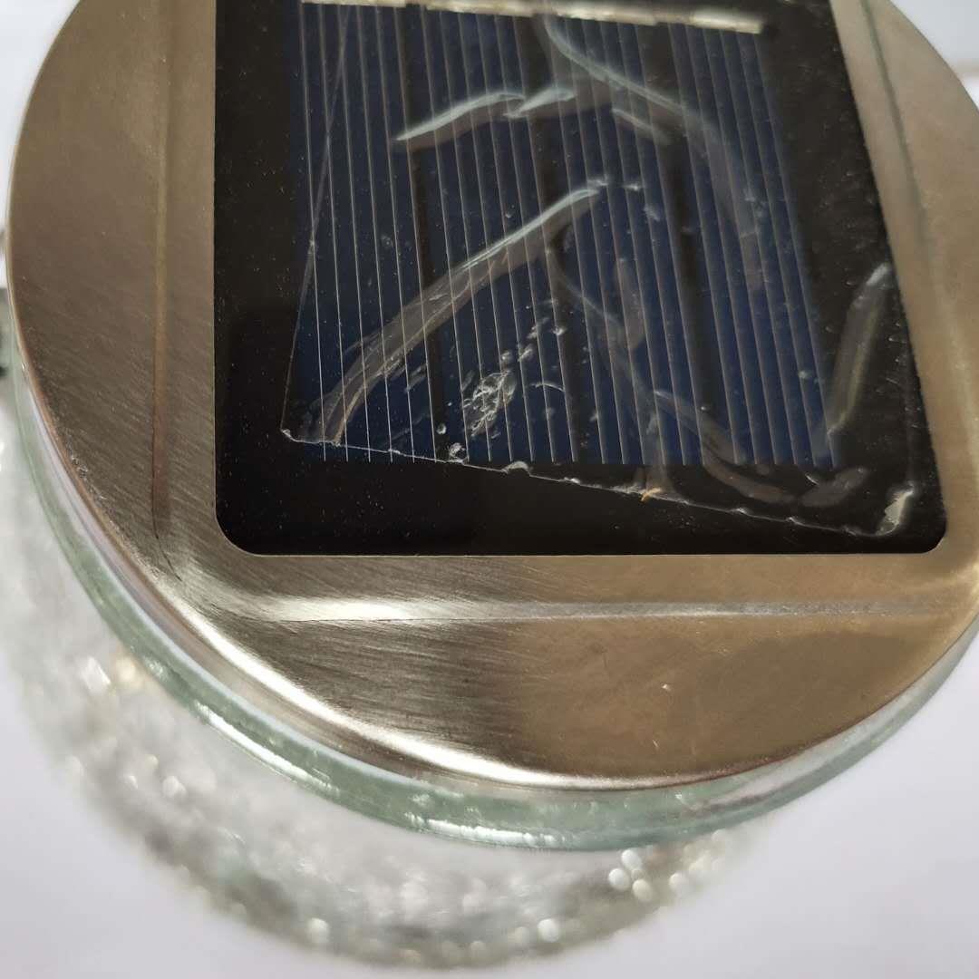 跨镜太阳能裂纹灯盖子户外防水庭院装饰玻璃挂灯创意许愿灯