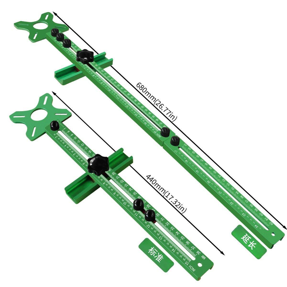 扩展三合一路由器铣削槽支架 耐磨支架可调折叠靠山 铣削工具