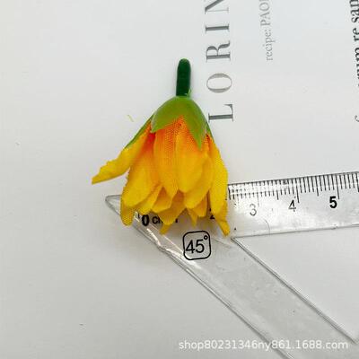 开口菊花小菊花仿真花苞婚庆花朵簪花材料新款简约