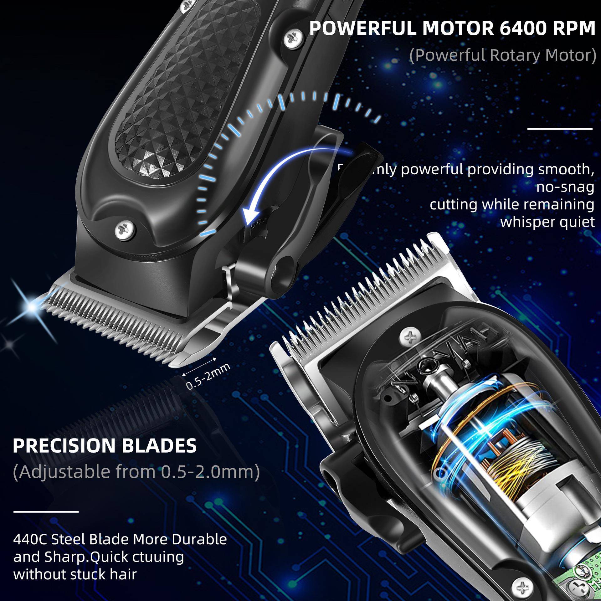 电动理发器 家用理发套装 三档速度可调节电推子套装