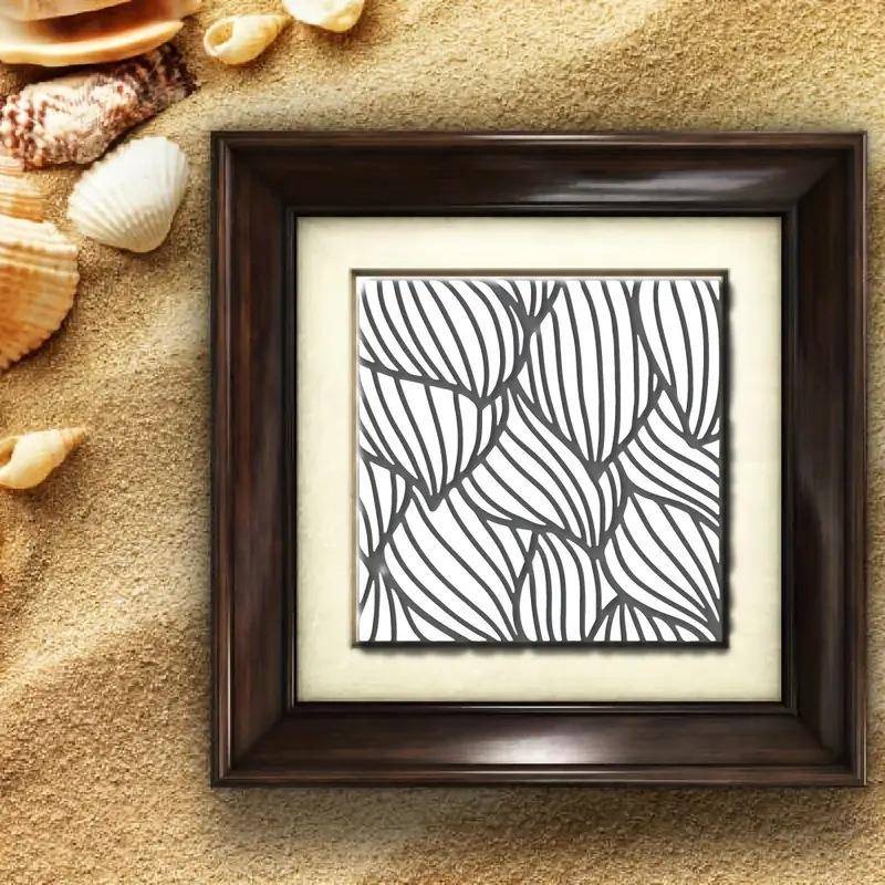 跨境爆款4件套经典纹理主题儿童镂空绘画模板PET环保水洗镂空画板