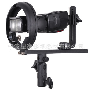 T型支架外接闪光灯接座机顶离机可转换成保荣卡口附件灯座补光灯