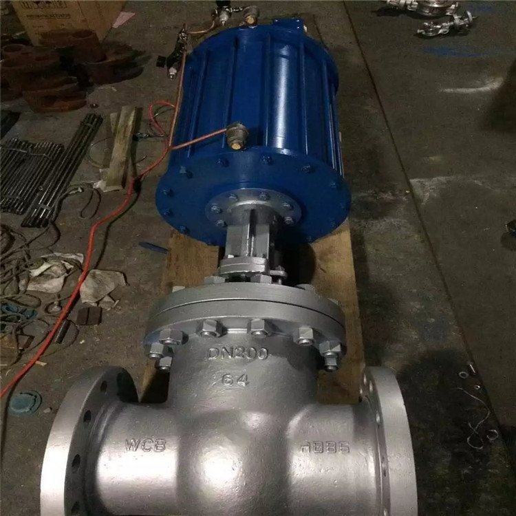 Z641W-16P 明杆楔形304不锈钢闸阀 硬密封气动法兰闸阀 DN300