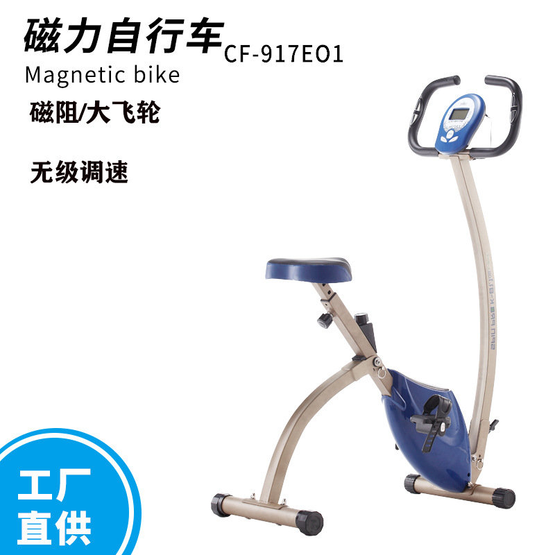 厂家直销健身磁控单车室内健身器材商用立式磁控单车脚踏磁控单车
