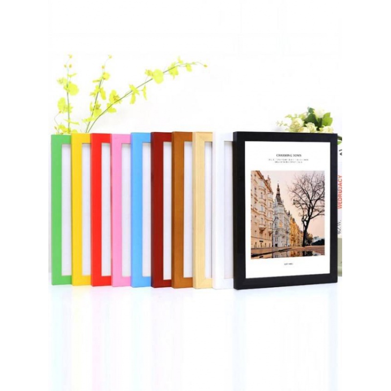 框条材料壁画画框木条自己组装实木客厅书画加厚简约木框油画扇面