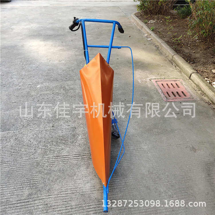 两冲程秸秆割倒机小型自动辣椒收割机 汽油割晒机