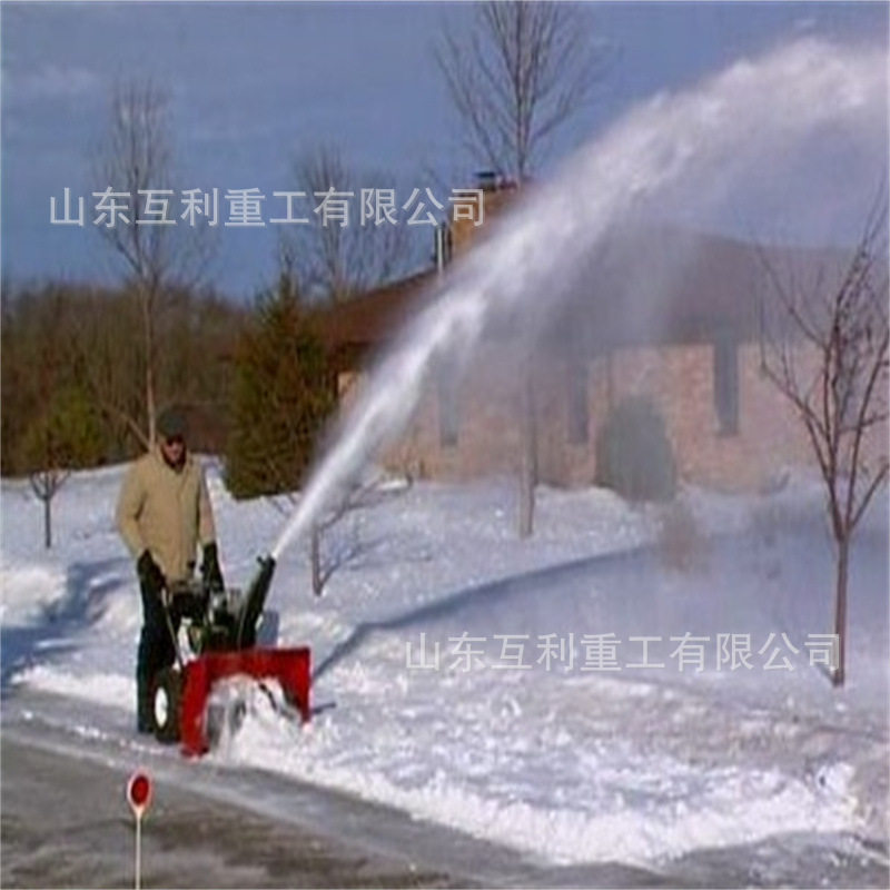 手推式扫雪机小型电动自行走清雪机市政环卫用多功能驾驶式除雪机