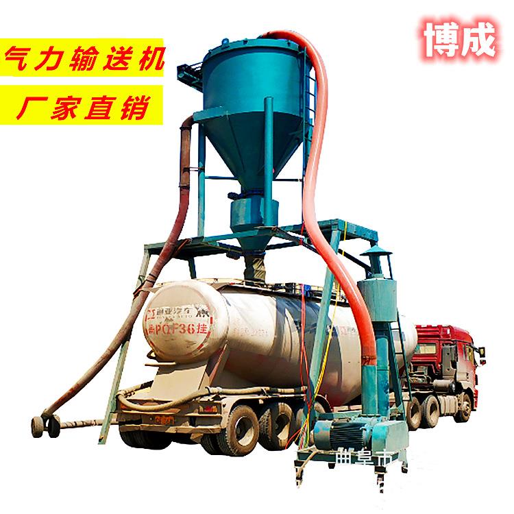 电厂检修长距离输送粉料输灰机现场烟台煤灰自吸式无尘吸料机