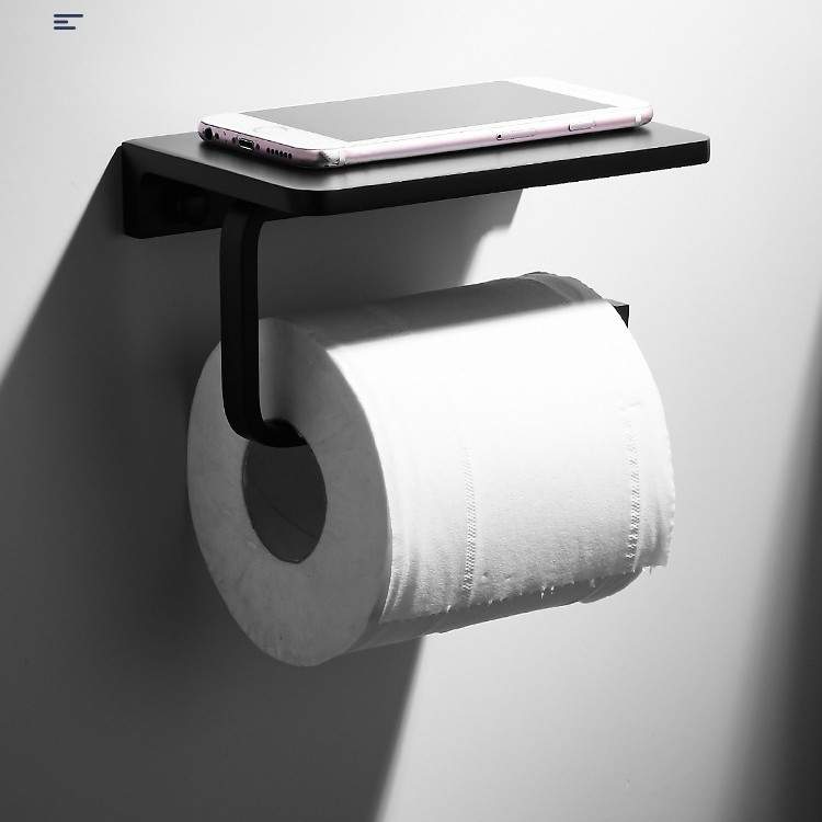 卫生间纸巾盒壁挂式厕所纸巾架浴室免打孔防水厕纸盒洗手间卷纸架