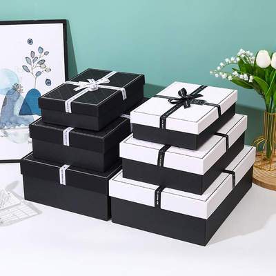 礼品盒礼盒包装盒伴手礼盒小号简约送女友男生仪式感礼物盒空盒子