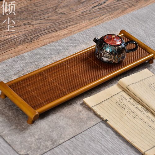 月恒杯架小案几中式复古茶杯架茶具架茶壶香炉展示架小型茶桌条案