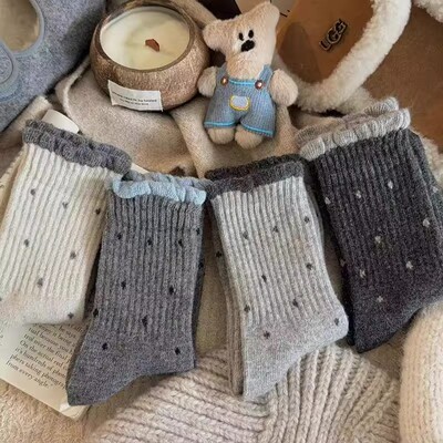 【5双装】秋冬款女士保暖袜