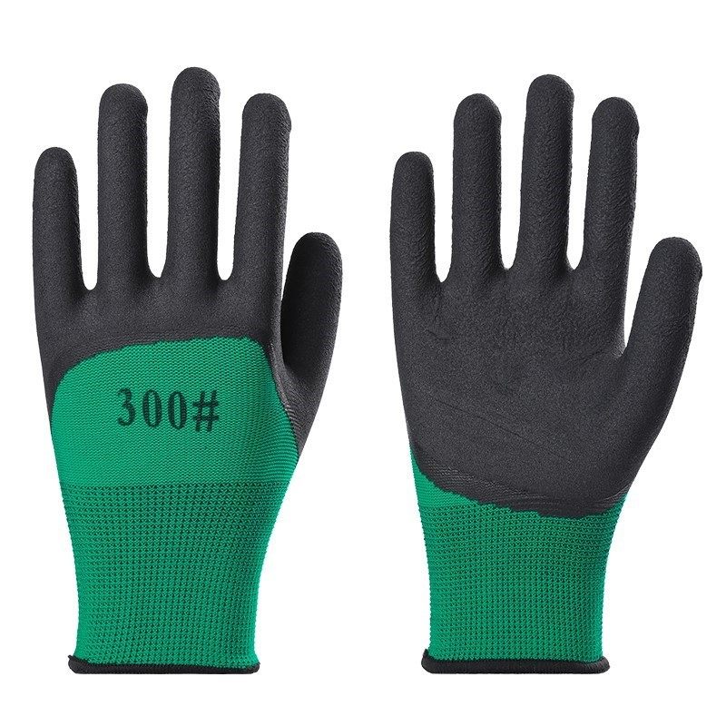 训犬训狗手套防咬防护s浸胶防护透气防滑挂胶带胶工作劳保手套